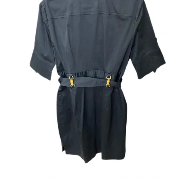 Jones New York petite button up sheath dress w tie waist bamboo buckle k… - Picture 8 of 8